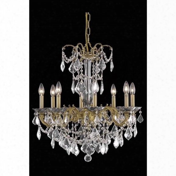 Elegant Lighting Athena 24 8 Light Elegant Crystal Chandelier