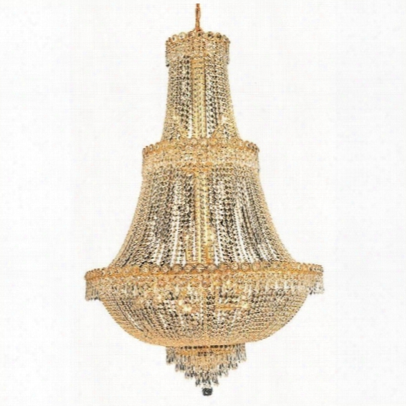 Elegant Lighting Century 30 17 Light Elements Crystal Chandelier