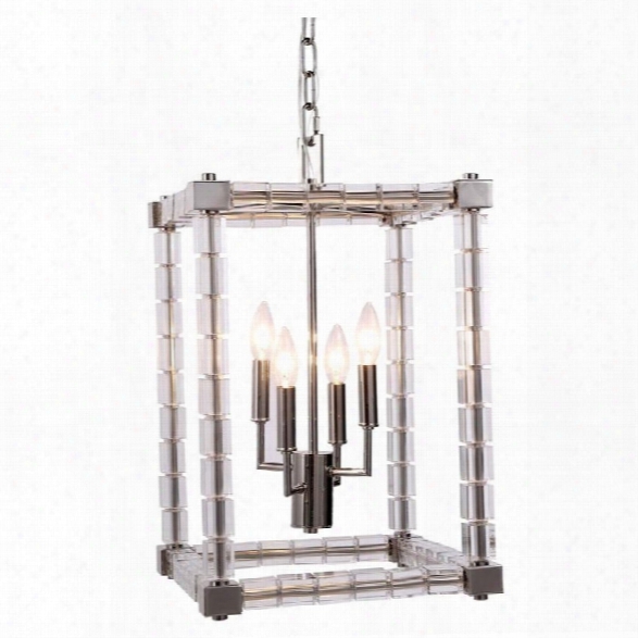 Elegant Lighting Cristal 13 4 Light Pendant Lamp