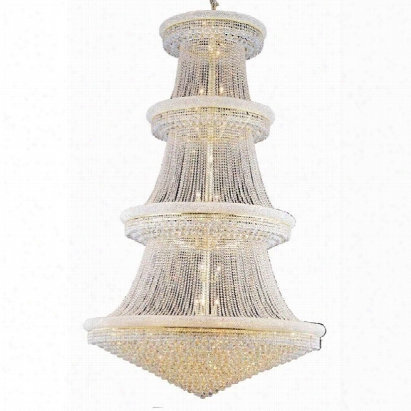 Elegant Lighting Primo 62 56 Light Elements Crystal Chandelier