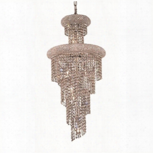 Elegant Lighting Spiral 16 10 Light Spectra Crystal Chandelier