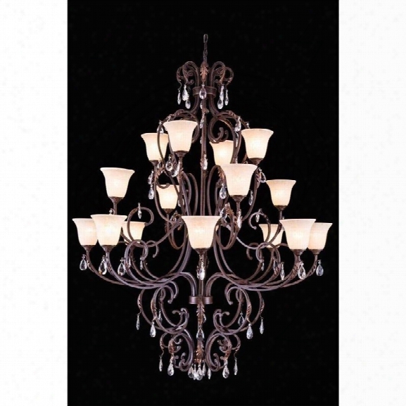 Elegant Lighting Troy 57 16 Light Royal Crystal Chandelier