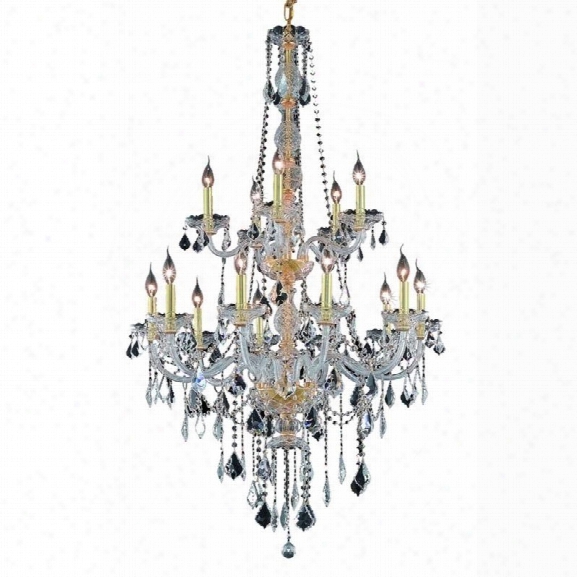 Elegant Lighting Verona 33 15 Light Elegant Crystal Chandelier