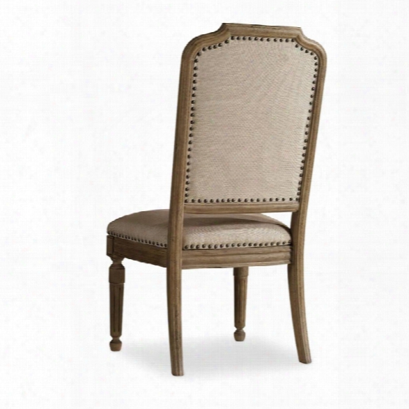 Hooker Furniture Corsica Upholstered Side Chair In Light Wood