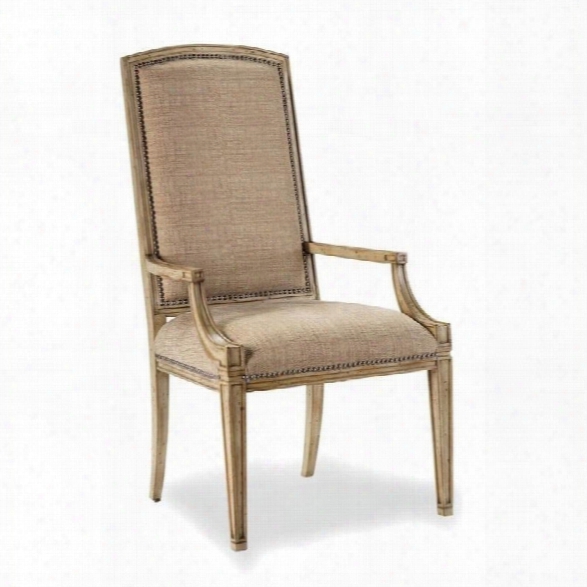 Hooker Furniture Sanctuary Mirage Arm Dining Chair In Dune