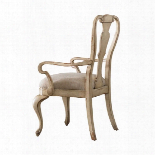 Hooker Furniture Wakefield White Splatbackarm Dining Chair