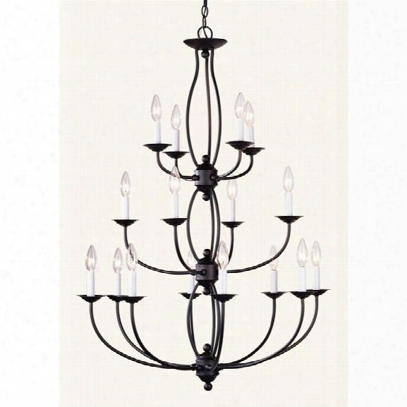 Livex Chandelier In Bronze