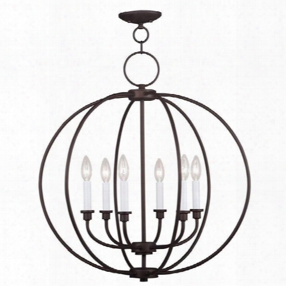 Livex Milania Chandelier In Bronze