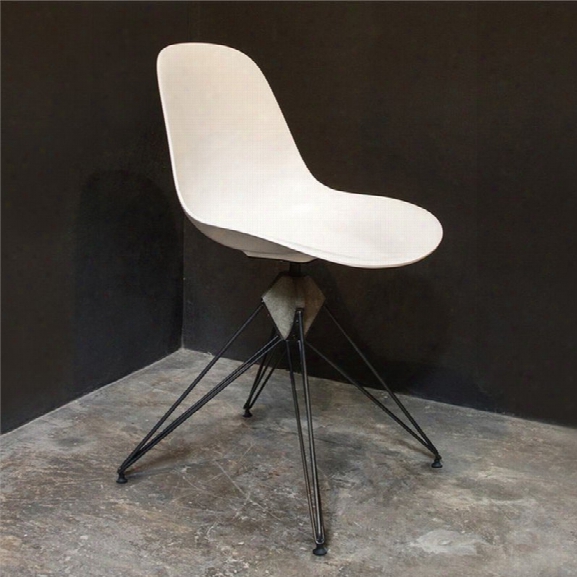 Nuevo Kahn Dining Side Chair In White