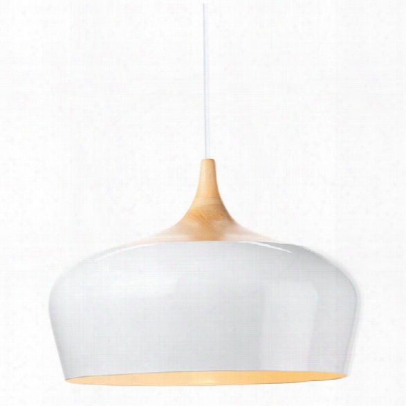 Nuevo Liam 18 Metal Pendant In Raw Ash And White