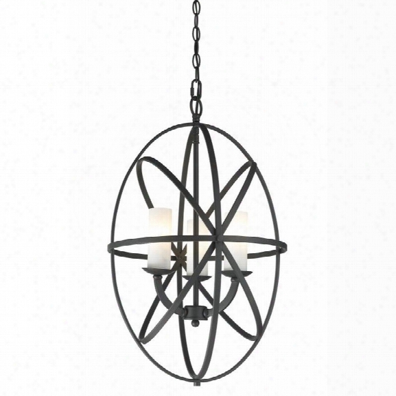 Z-lite Aranya 3 Light Pendant In Bronze