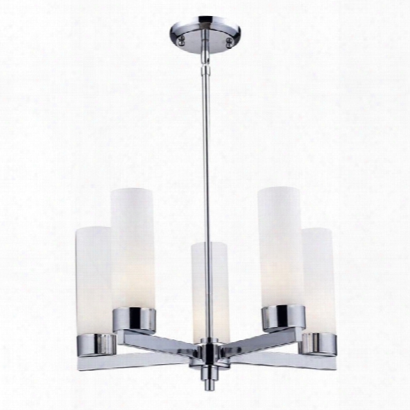 Z-lite Ibis 5 Light Chandelier In Chrome