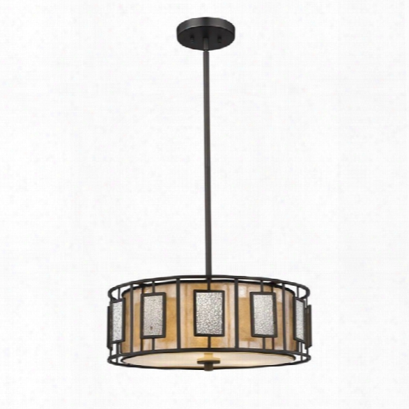 Z-lite Lankin 3 Light Pendant In Bronze