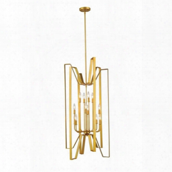 Z-lite Marsala 12 Light Pendant In Polished Metallic Gold