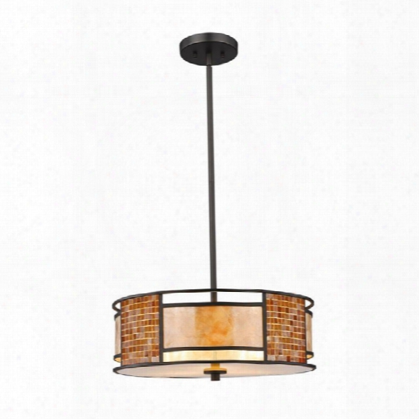 Z-llite Parkwood 3 Light Pendant In Bronze