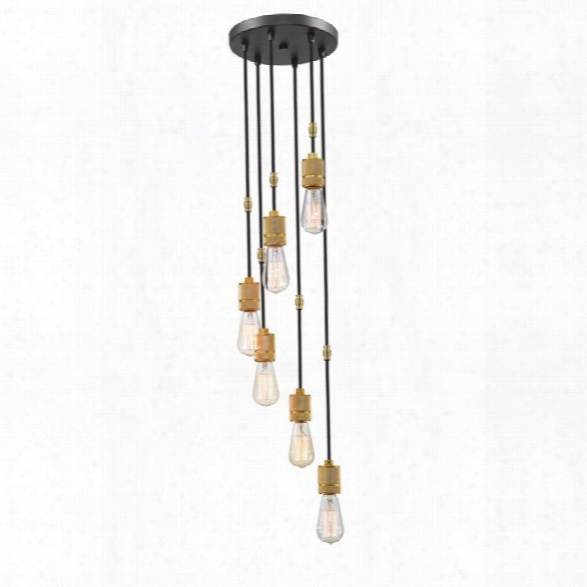 Z-lite Troubadour 6 Light Pendant In Bronze