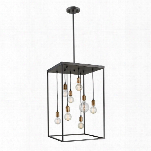 Z-lite Troubadour 8 Light Pendant In Bronze