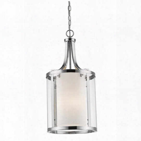 Z-lite Willow 4 Light Pendant In Chrome