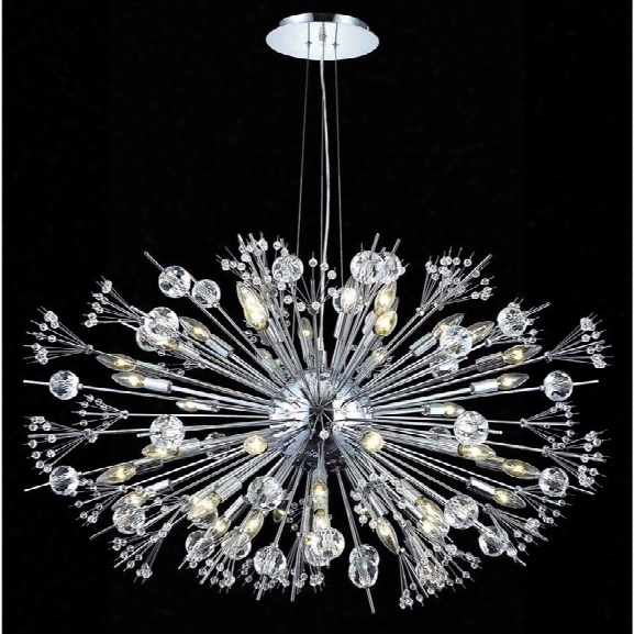 Elegant Lighting Cyclone 46 44 Light Elegant Crystal Chandelier