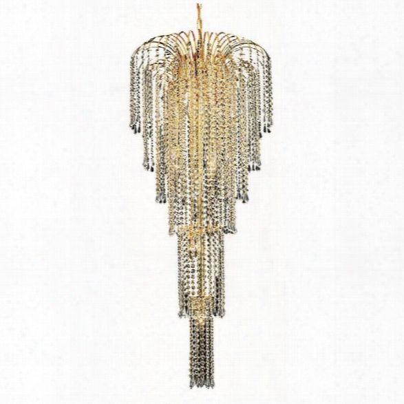 Elegant Lighting Falls 21 9 Light Spectra Crystal Chandelier