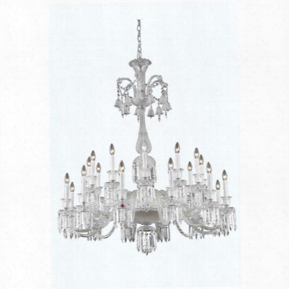 Elegant Lighting Majestic 44 24 Light Elegant Crystal Chandelier