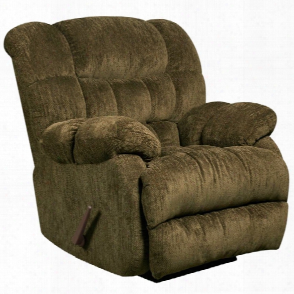 Flash Furniture Columbia Microfiber Rocker Recliner In Mushroom Brown