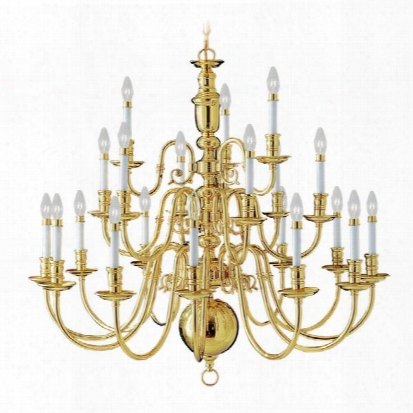 Livex Beacon Hill Chandelier In Polished Brass