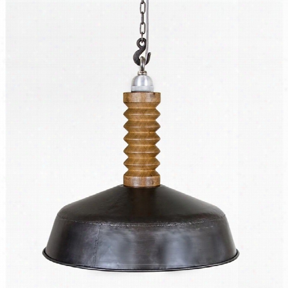 Nuevo Miller Metal Pendant In Black