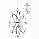 Z-Lite Aranya 4 Light Pendant in Brushed Nickel