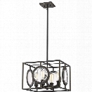 Z-Lite Port 17.75 4 Light Pendant in Olde Bronze