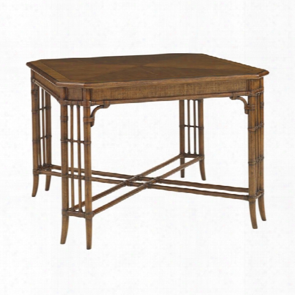 Tommy Bahama Bali Hai Tarpon Cove Game Table In Warm Brown