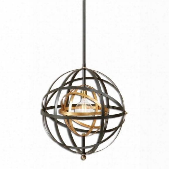 Uttermost Rondure 1 Light Sphere Pendant