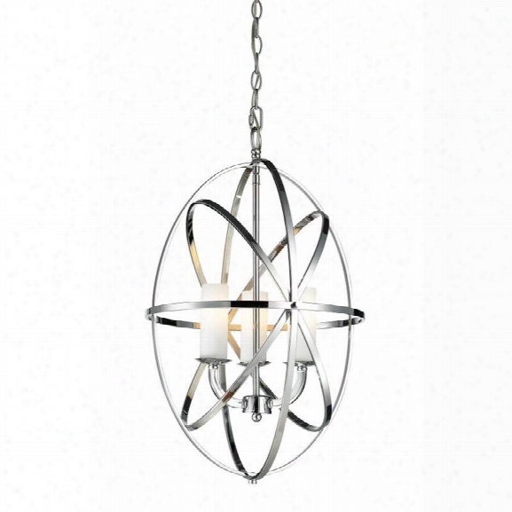 Z-lite Aranya 3 Light Pendant In Chrome