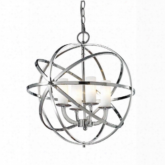 Z-lite Aranya 4 Light Pendant In Chrome