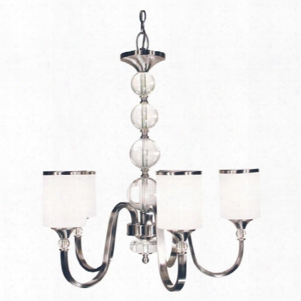 Z-lite Cosmopolitan 5 Light Chandelier In Brushed Nickel