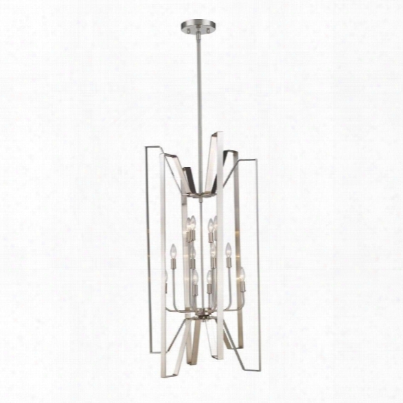 Z-lite Marsala 12 Light Pendant In Brushed Nickel