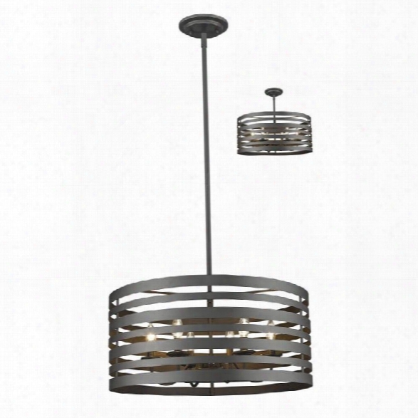 Z-lite Memphis 6 Light Pendant In Bronze