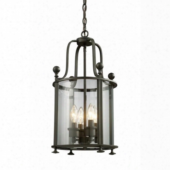 Z-lite Wyndham 4 Light Pendant In Bronze