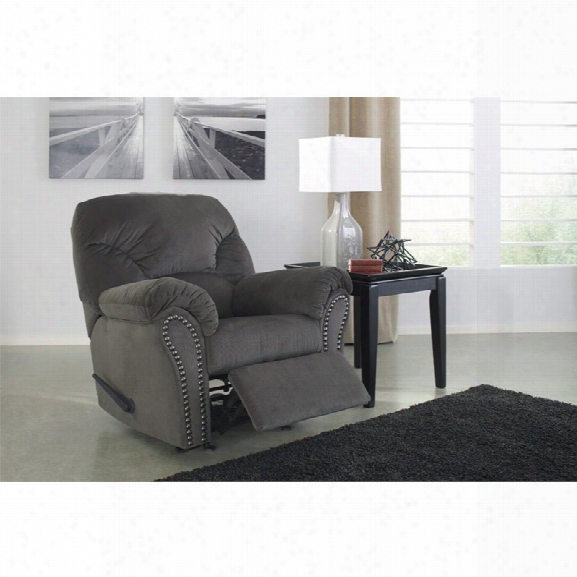 Ashley Kinlock Rocker Recliner In Charcoal