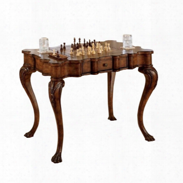 Butler Specialty Heritage Wood Game Table In Burnt Wine Finish