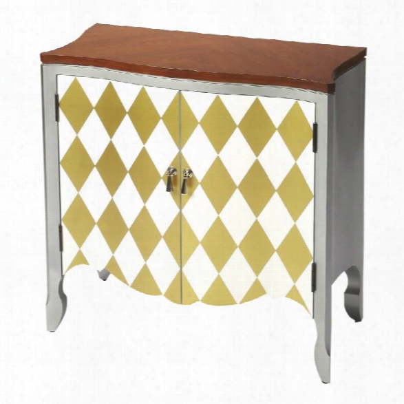 Butler Specialty Modern Expressions Iola Door Chest In Harlequin