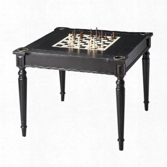 Butler Specialty Multi-game Card Table In Black Licorice Finish