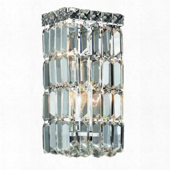 Elegant Lighting Maxime 12 2 Light Spectra Crystal Wall Sconce