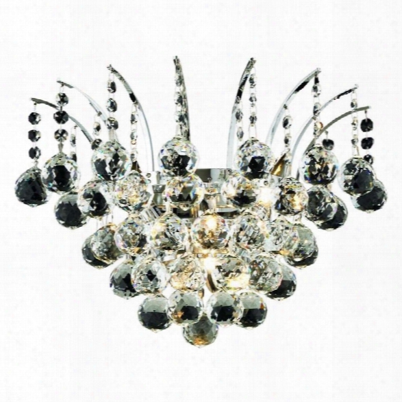 Elegant Lighting Victoria 16 3 Light Elements Crystal Wall Sconce