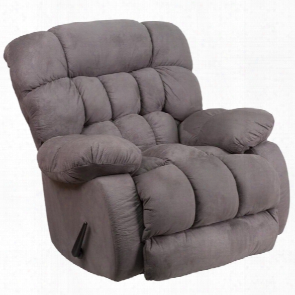 Flash Furniture Rocker Recliner In Graphite Gray