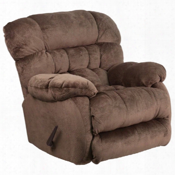 Flash Furniture Sharpei Microfiber Rocker Recliner In Espresso