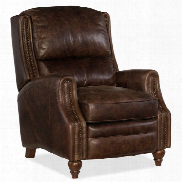 Hooker Furniture Asher Leather Recliner In Rock And Roll Allman