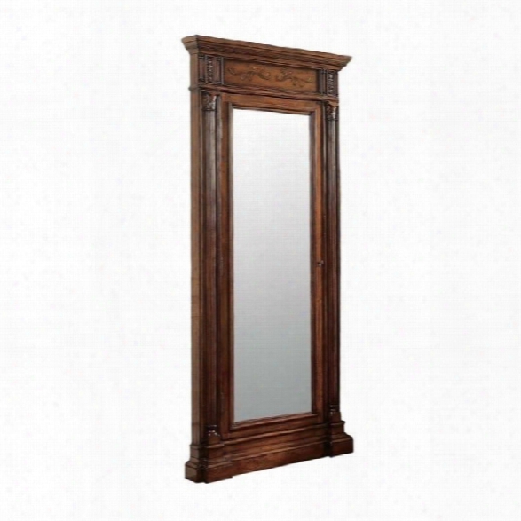 Hooker Furniture Seven Seas Jewelry Armoire With Mirror In Cherry