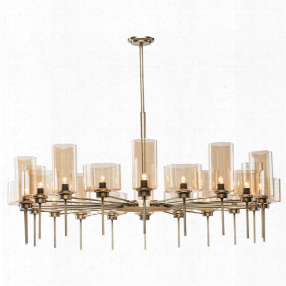 Nuevo Alexandria 20 Light Chandelier In Champagne