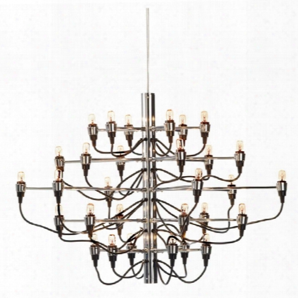 Nuevo Medusa 30 Light Chandelier In Silver